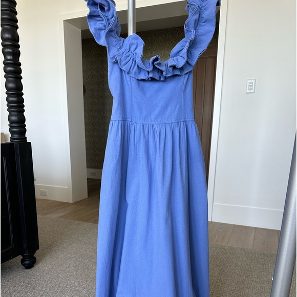Free People Dresses & Skirts - Free People long periwinkle dress.